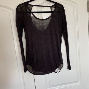 Black CHASER lightweight top